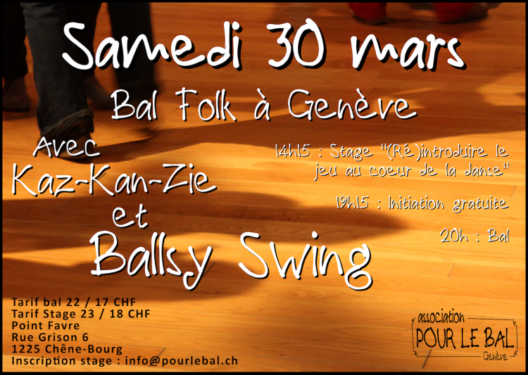 GRAND BAL DE PRINTEMPS A GENEVE Pour le Bal