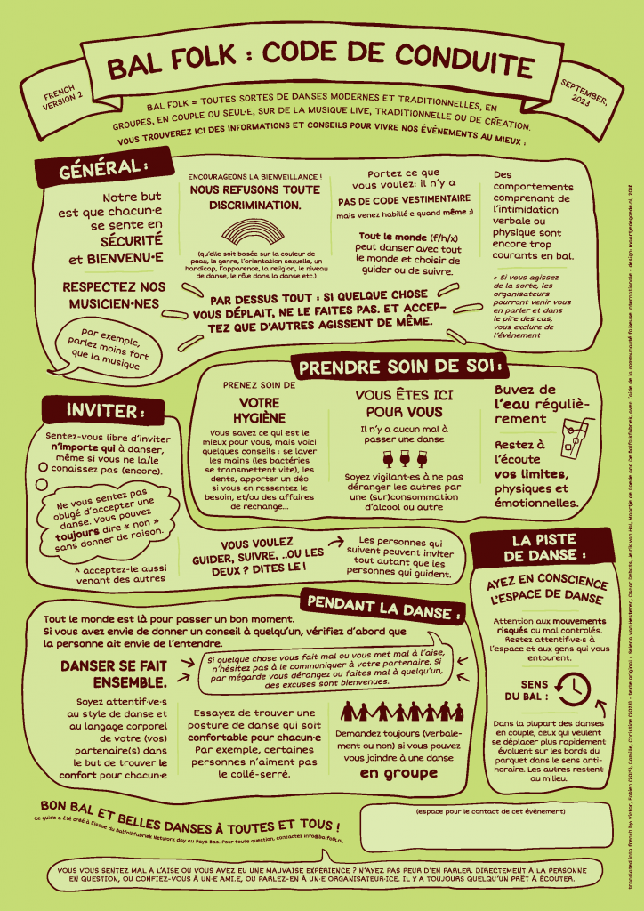 Bal Folk : Code de Conduite